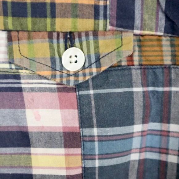 Polo by Ralph Lauren Mens Madras Flat Front Madras Shorts Size 36 - Picture 10 of 12